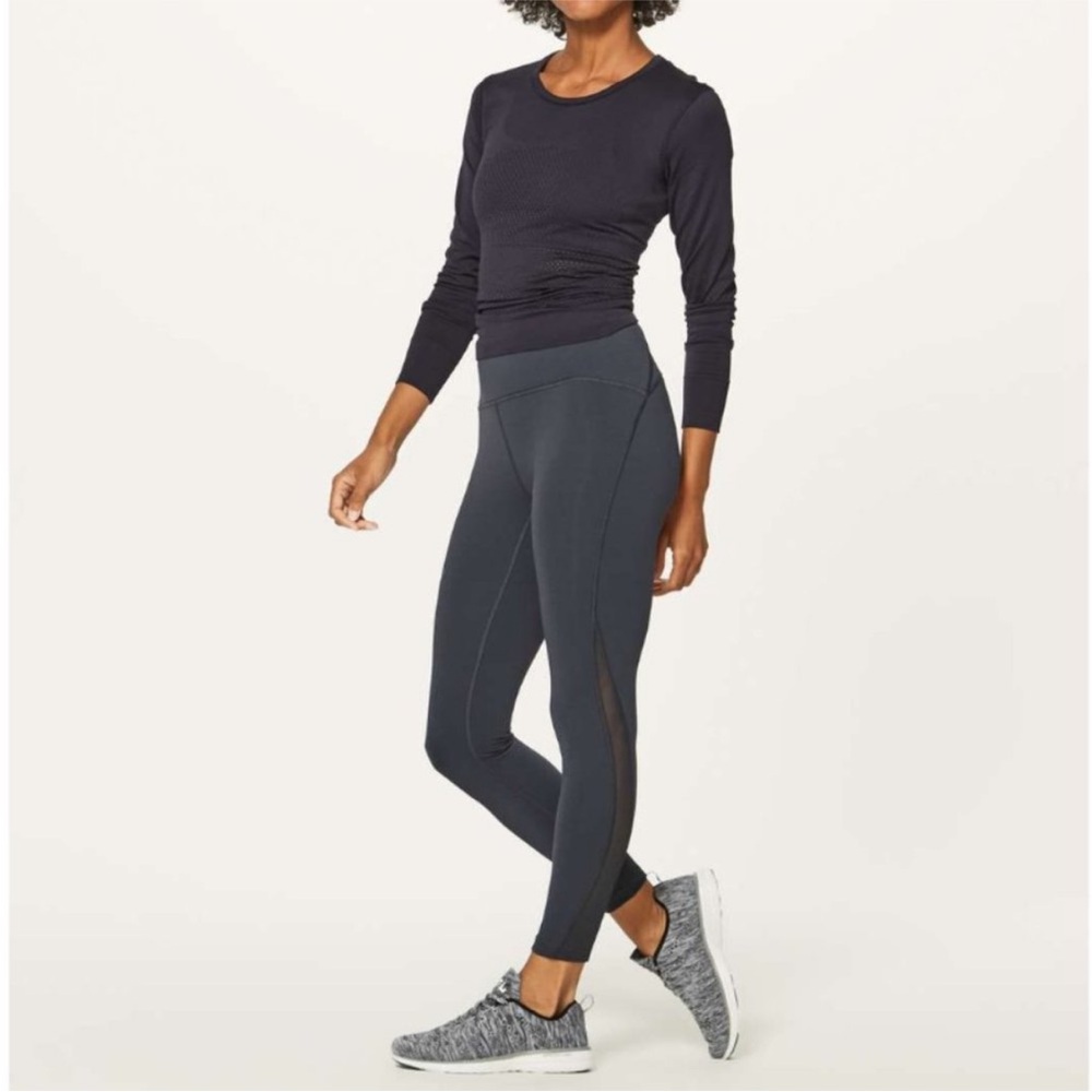 Lululemon Train Times 7/8 Pant Legging High Rise
Luxtreme Mesh Panel Venting